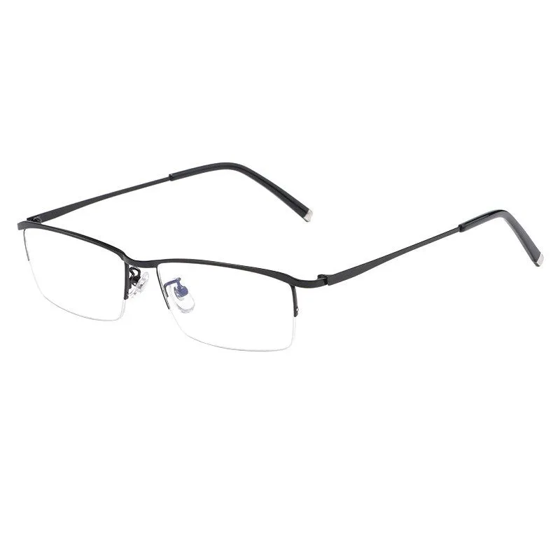 Hotochki Men's Semi Rim Alloy Frame Eyeglasses Z17003