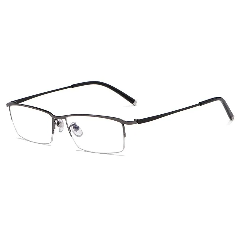 Hotochki Men's Semi Rim Alloy Frame Eyeglasses Z17003