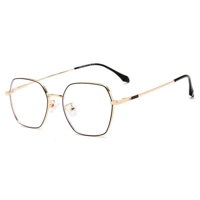 Hotochki Unisex Full Rim Alloy Frame Spring Hinge Eyeglasses 9339