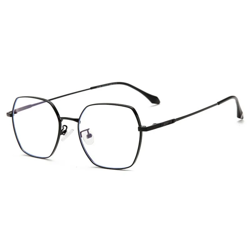 Hotochki Unisex Full Rim Alloy Frame Spring Hinge Eyeglasses 9339