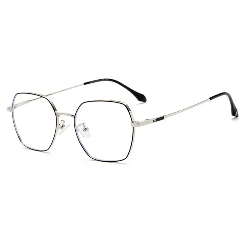 Hotochki Unisex Full Rim Alloy Frame Spring Hinge Eyeglasses 9339