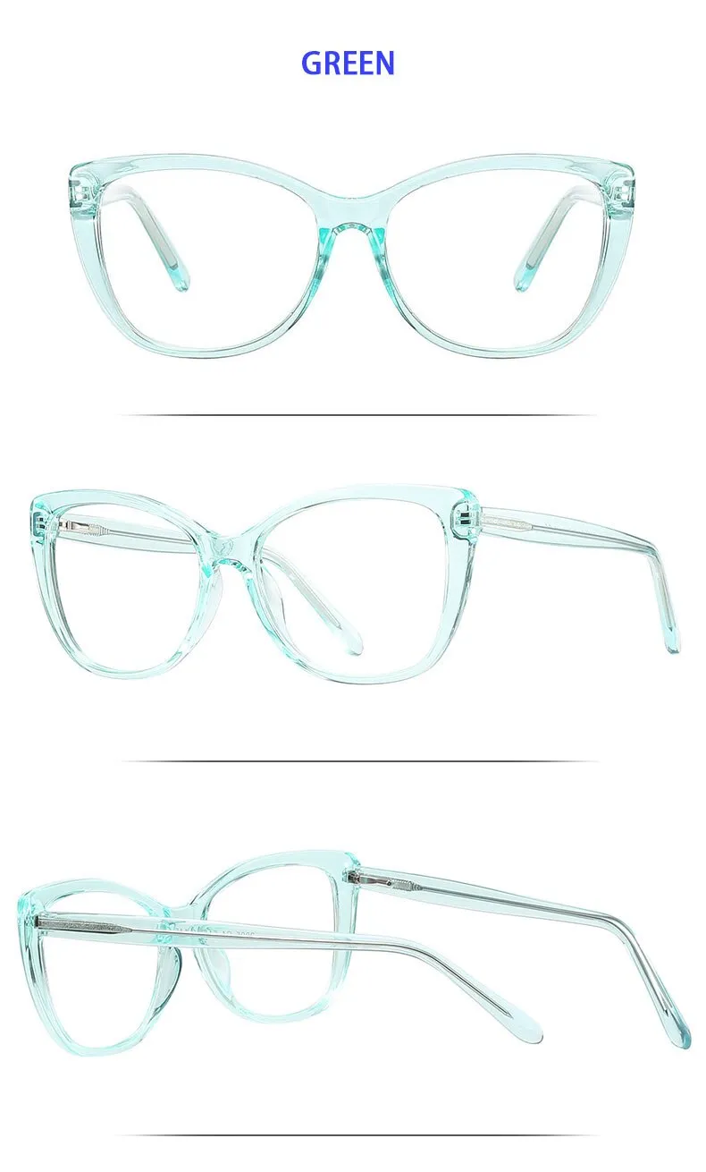 Hotochki Women's Full Rim PC Plastic Resin Frame Eyeglasses 2005