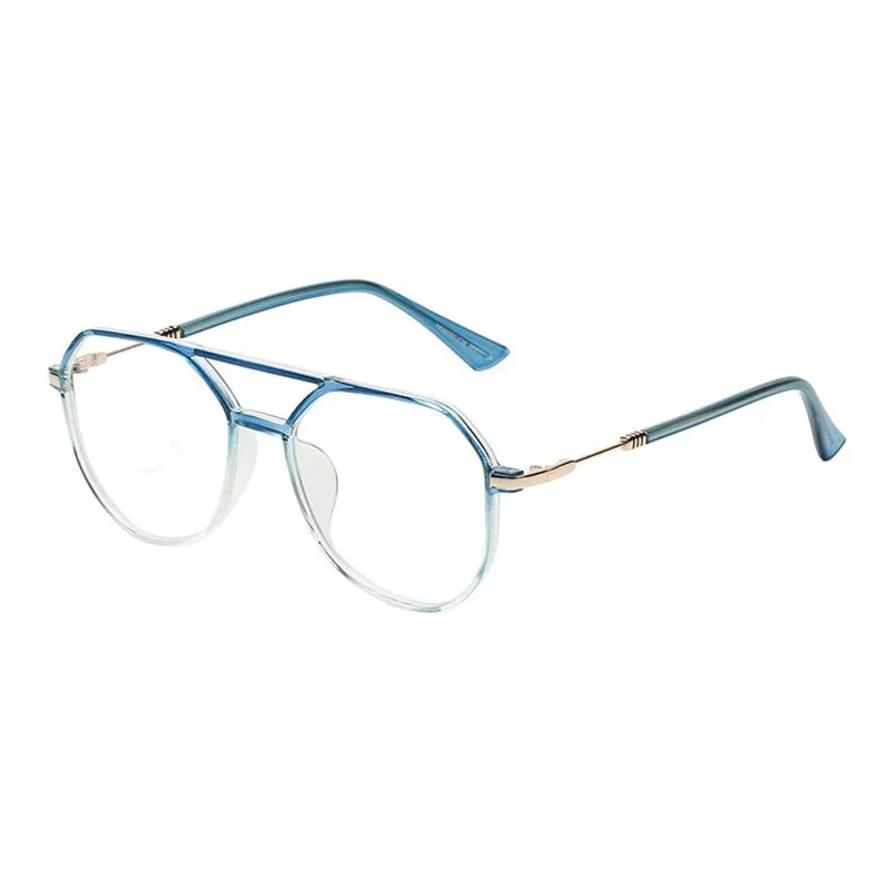 Hotony Unisex Full Rim Large Square Double Bridge Acetate Eyeglasses 30062