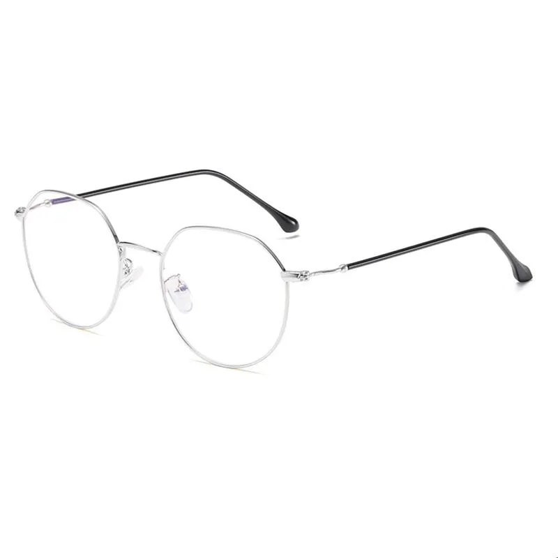 Hotony Unisex Full Rim Polygonal Alloy Frame Eyeglasses 1905