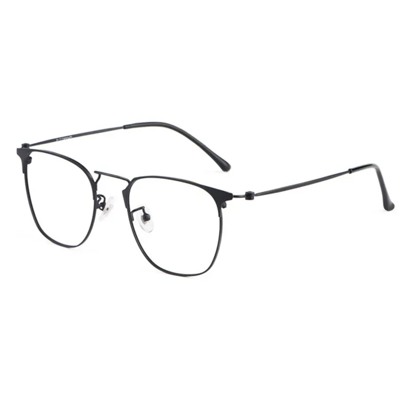 Hotony Unisex Full Rim Round Square Alloy Frame Eyeglasses 88006