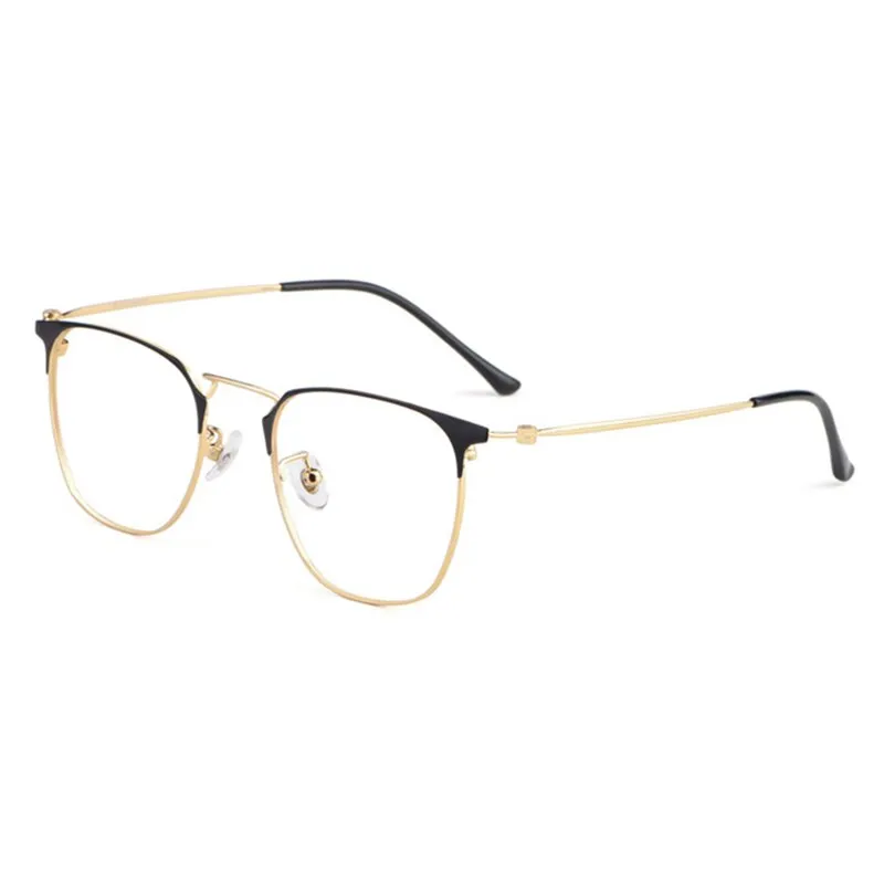 Hotony Unisex Full Rim Round Square Alloy Frame Eyeglasses 88006