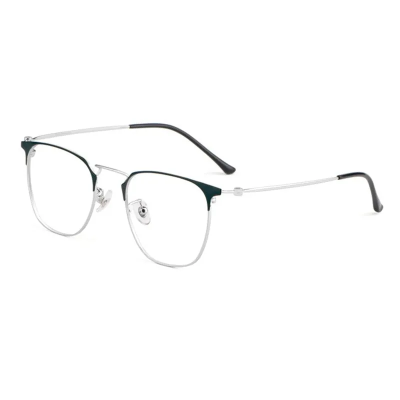 Hotony Unisex Full Rim Round Square Alloy Frame Eyeglasses 88006