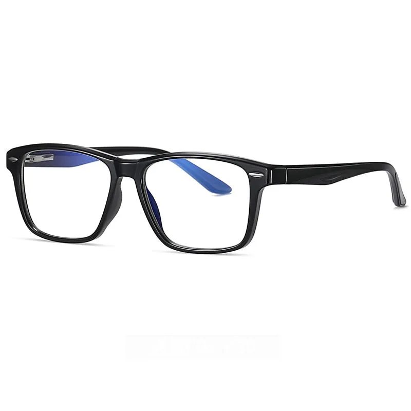 Hotony Unisex Full Rim Square TR 90 Frame Eyeglasses 2321