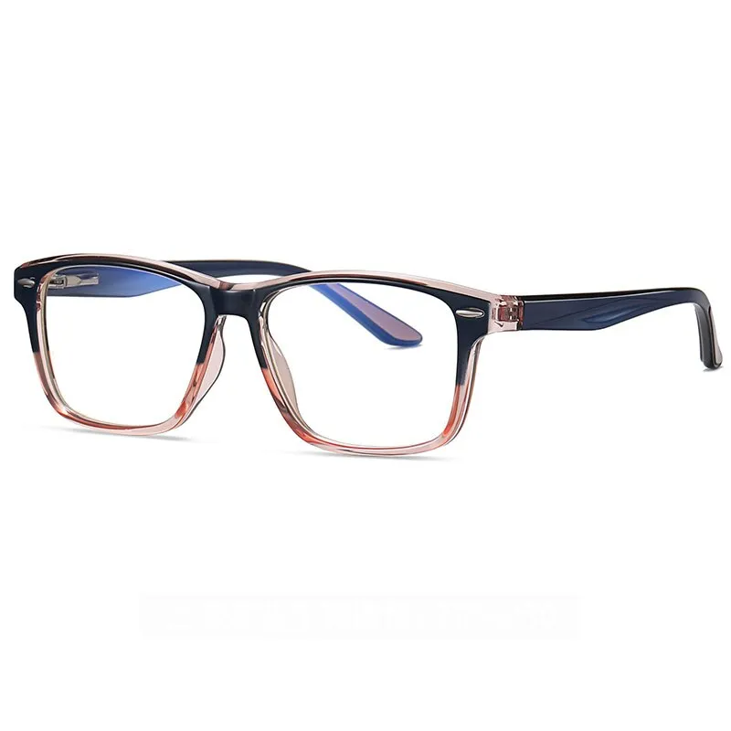 Hotony Unisex Full Rim Square TR 90 Frame Eyeglasses 2321