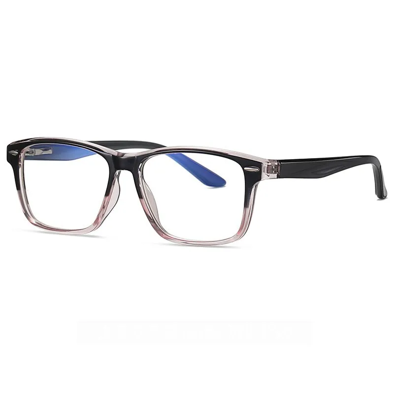 Hotony Unisex Full Rim Square TR 90 Frame Eyeglasses 2321