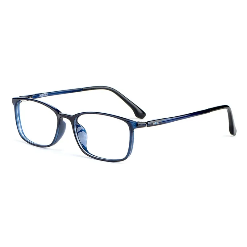 Hotony Unisex Full Rim Square TR 90 Resin Frame Eyeglasses 9801