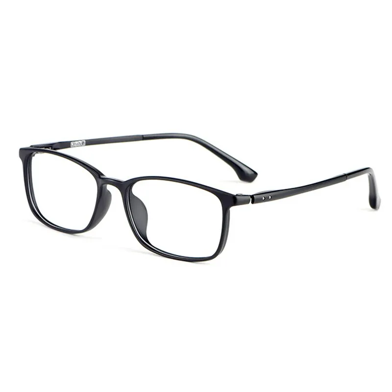 Hotony Unisex Full Rim Square TR 90 Resin Frame Eyeglasses 9801