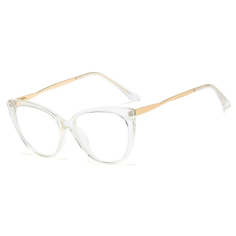 Hotony Women's Full Rim Oval Cat Eye Acetate Eyeglasses 92388