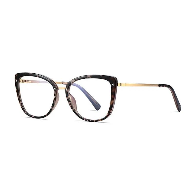 Hotony Women's Full Rim Square TR 90 Frame Eyeglasses 2076