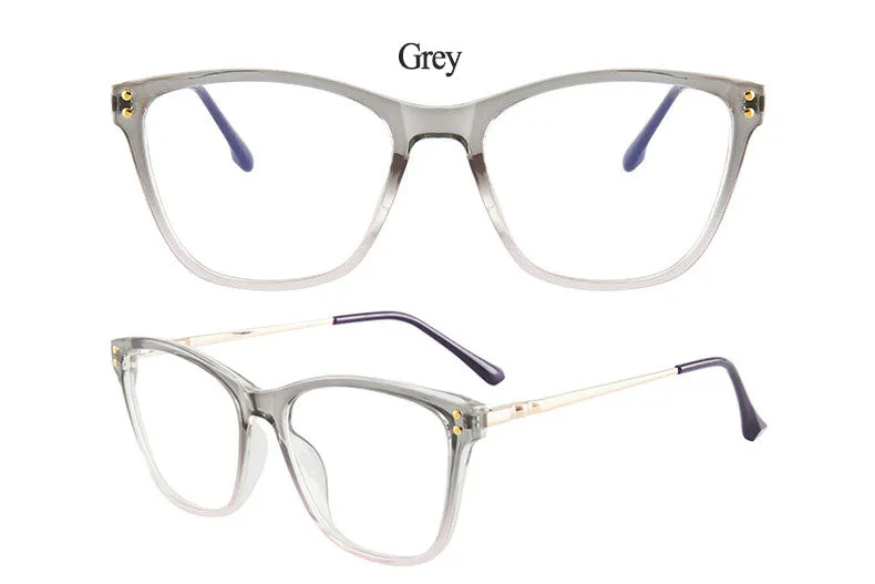 Hotony Women's Full Rim TR 90 Resin Cat Eye Frame Eyeglasses 7032