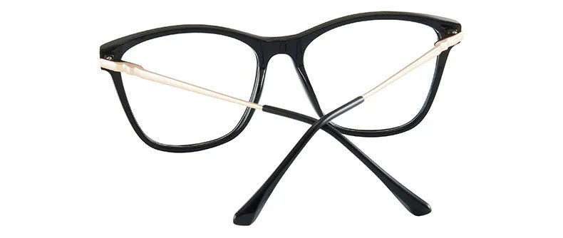 Hotony Women's Full Rim TR 90 Resin Cat Eye Frame Eyeglasses 7032