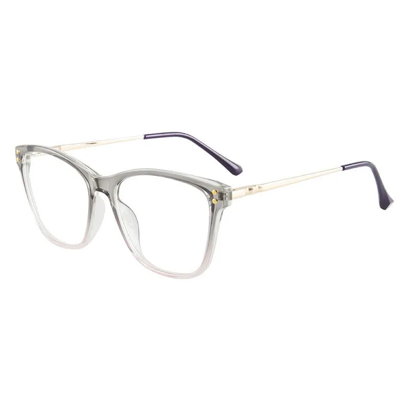 Hotony Women's Full Rim TR 90 Resin Cat Eye Frame Eyeglasses 7032