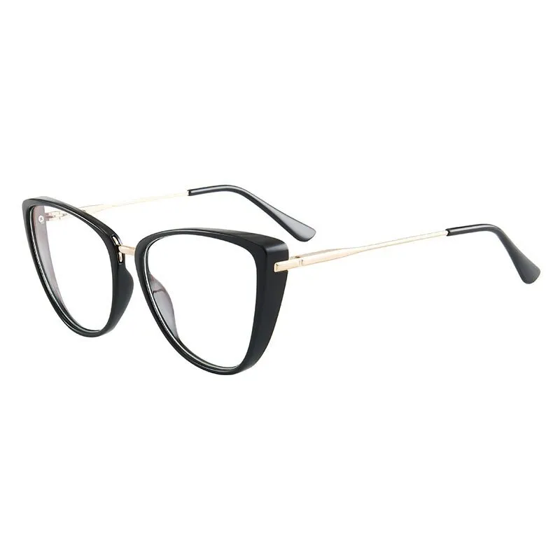 Hotony Women's Full Rim TR 90 Resin Cat Eye Frame Eyeglasses 7033