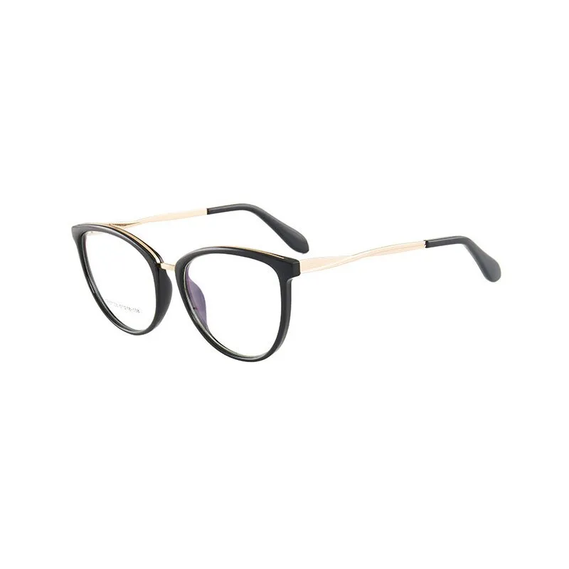 Hotony Women's Full Rim TR 90 Resin Round Frame Eyeglasses 7005