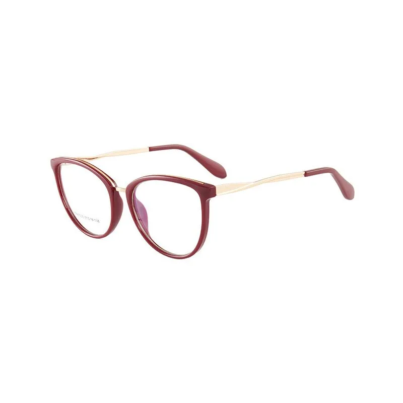 Hotony Women's Full Rim TR 90 Resin Round Frame Eyeglasses 7005