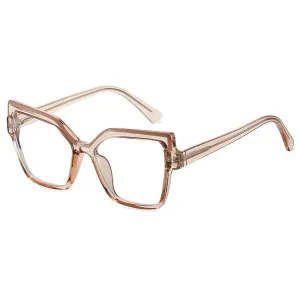 Kansept Women's Full Rim Cat Eye Acetate Titanium Eyeglasses 95977