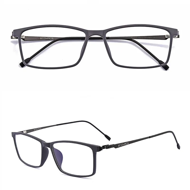 KatKani Men's Full Rim Alloy Screwless Frame Eyeglasses E0207