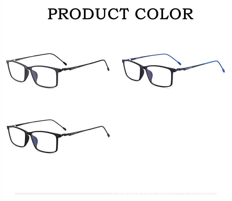 KatKani Men's Full Rim Alloy Screwless Frame Eyeglasses E0207