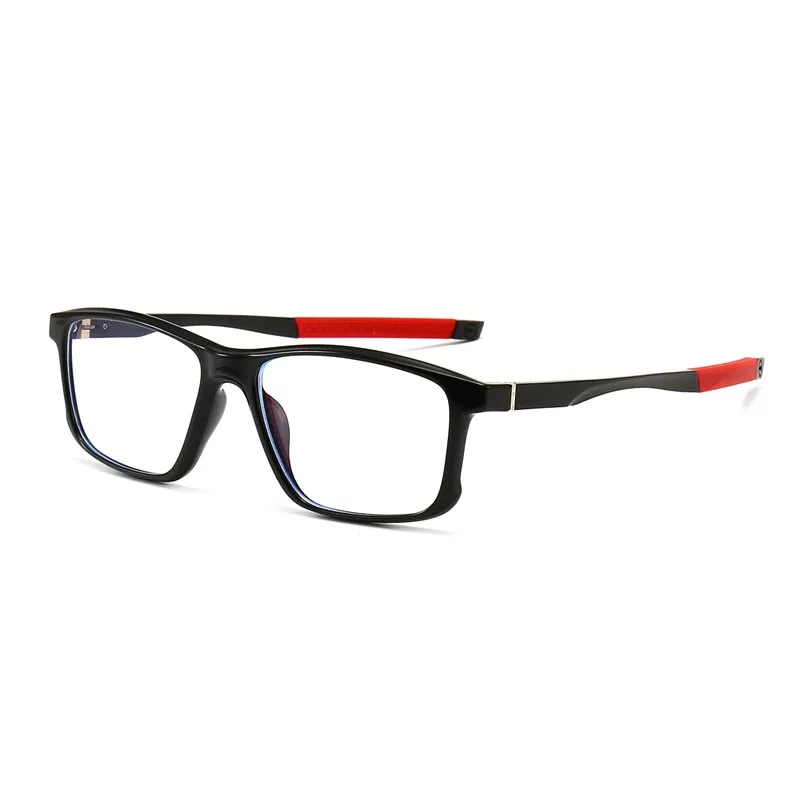 KatKani Men's Full Rim TR90 Aluminum Magnesium Square Frame Sports Eyeglasses 5827