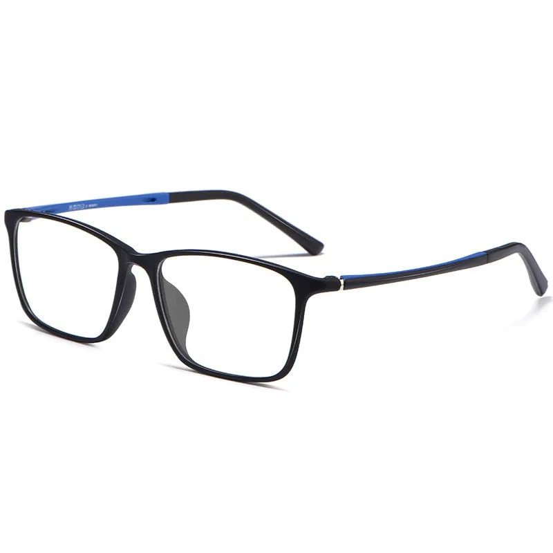 KatKani Unisex Full Rim TR 90 Resin Steel Frame Eyeglasses K1937