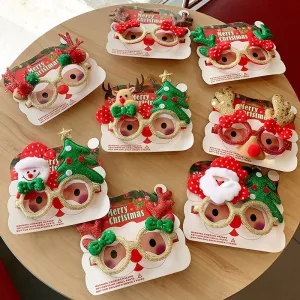 Kids/Adult Christmas Festival Decorative Glasses