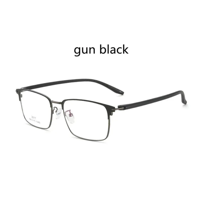 Kocolior Men's Full Rim Square Acetate Alloy Hyperopic Reading Glasses 2017