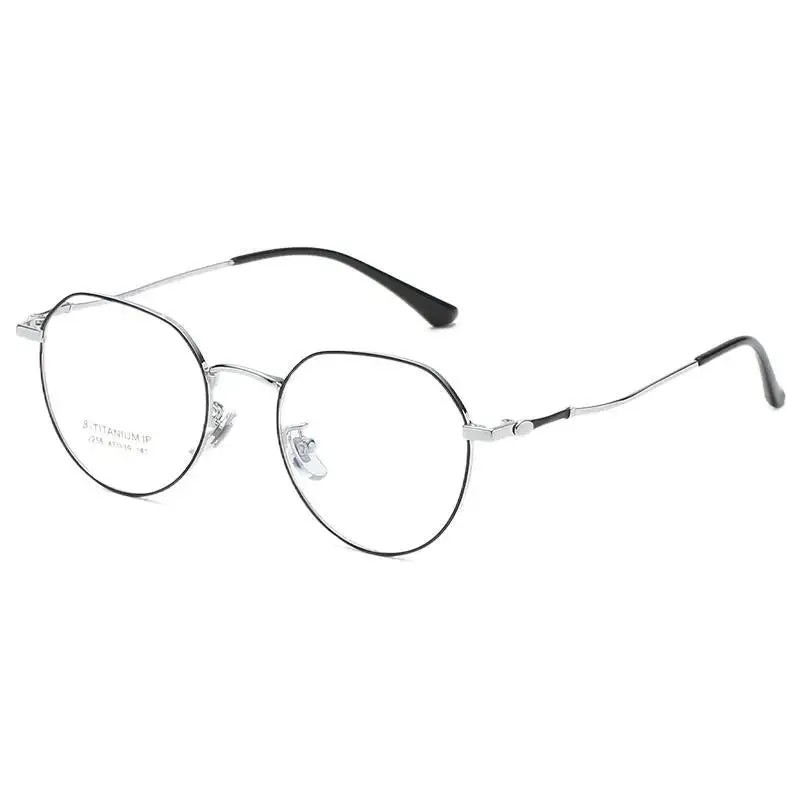 Kocolior Unisex Full Rim Oval Titanium Eyeglasses 2255