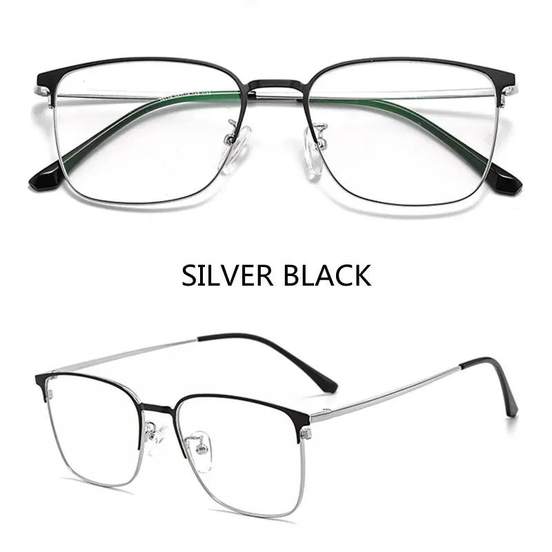 Kocolior Unisex Full Rim Rectangle Alloy Eyeglasses 39139