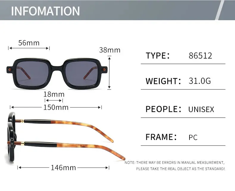 Kocolior Unisex Full Rim Square Double Bridge PC Hyperopic Reading Glasses 86512