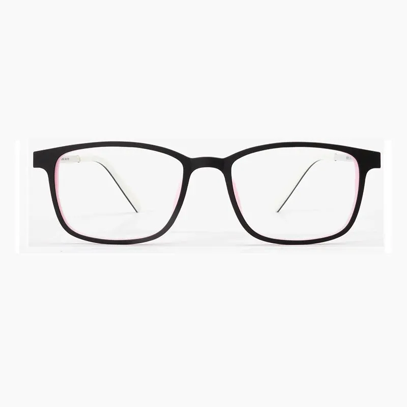 Kocolior Unisex Full Rim Square Tr 90 Eyeglasses 8856