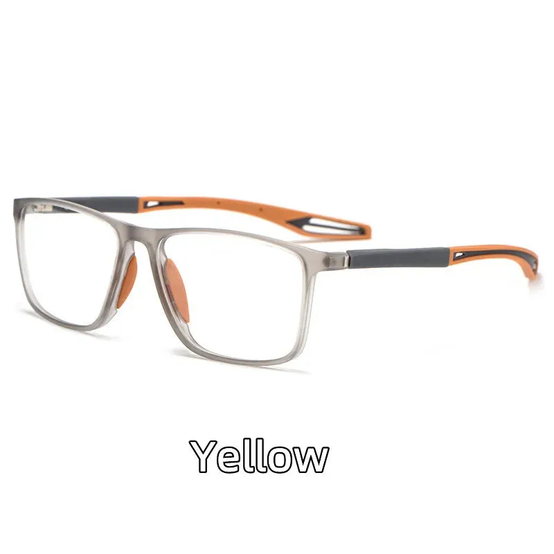 Kocolior Unisex Full Rim Square Tr 90 Sports Eyeglasses 1019