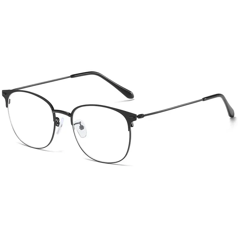 Kocolior Unisex Full Rim Square Tr 90 Titanium Alloy Eyeglasses 19008