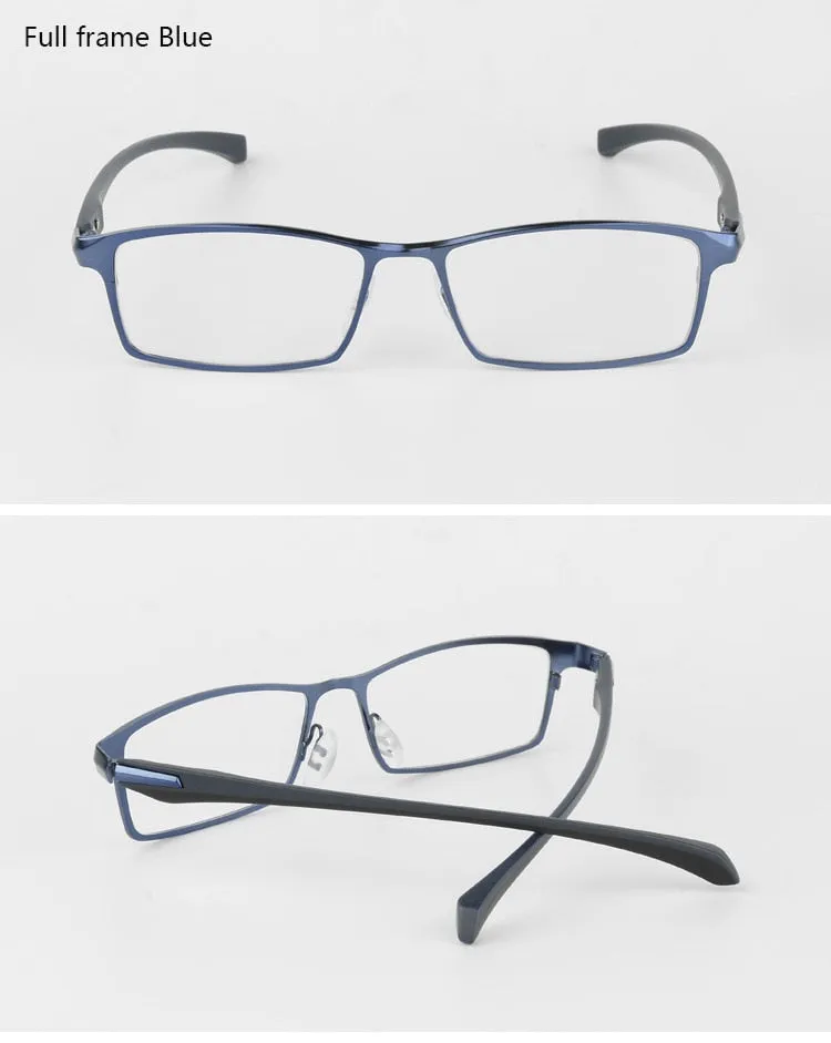 Men's Titanium Alloy Frame Half/Full Rim Eyeglasses 9064 9065