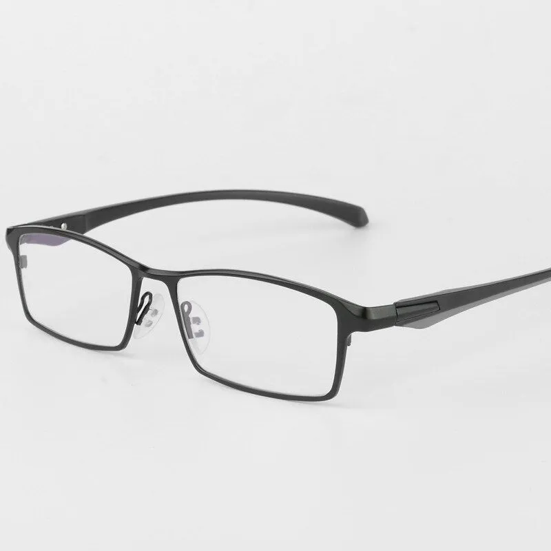 Men's Titanium Alloy Frame Half/Full Rim Eyeglasses 9064 9065