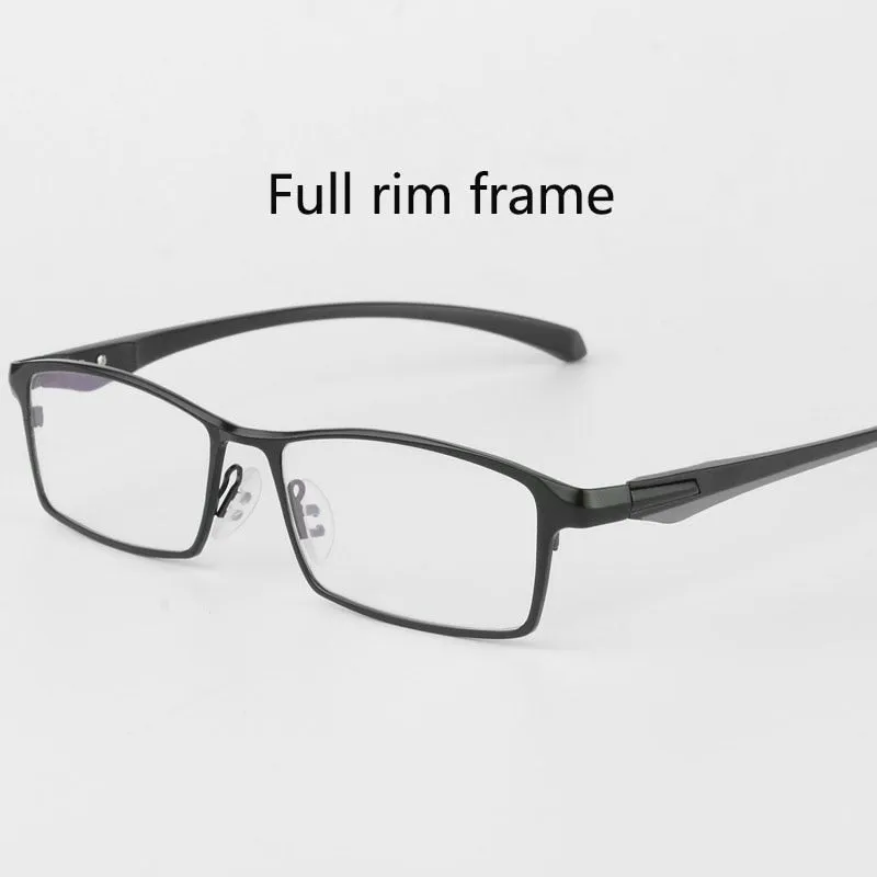 Men's Titanium Alloy Frame Half/Full Rim Eyeglasses 9064 9065