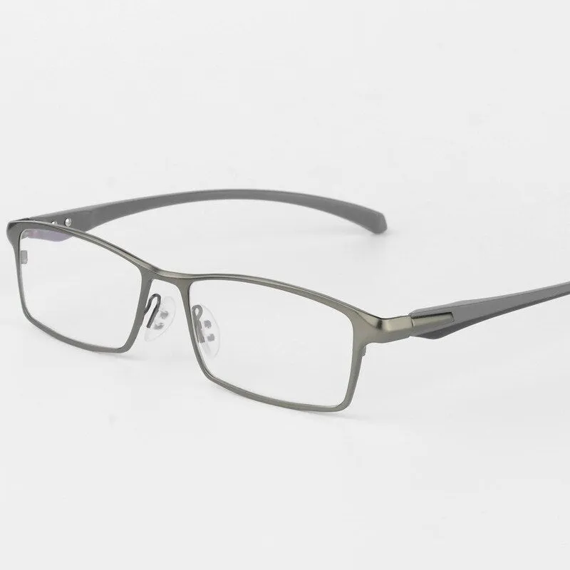 Men's Titanium Alloy Frame Half/Full Rim Eyeglasses 9064 9065