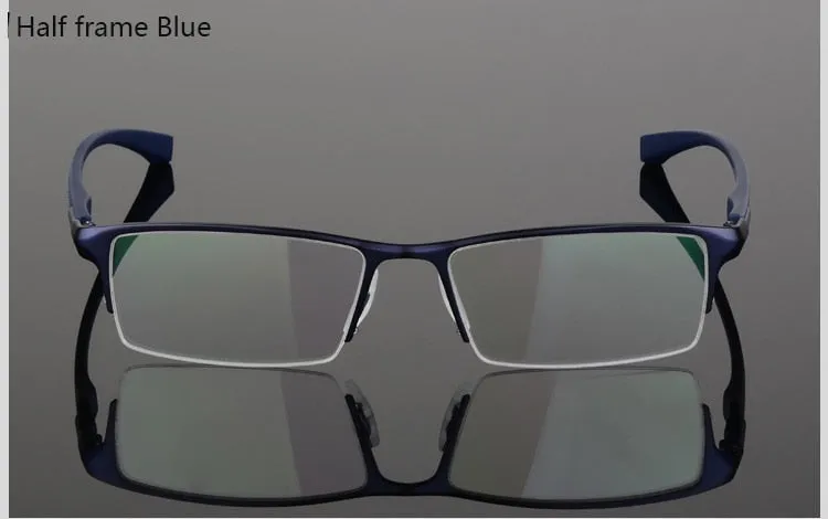 Men's Titanium Alloy Frame Half/Full Rim Eyeglasses 9064 9065