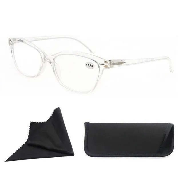 Modfans Unisex Square Polycarbonate Full Rim Reading Glasses R031 - Stylish and Durable Eyewear for All Needs