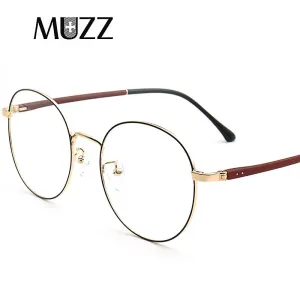 Muzz Unisex Full Rim Round Alloy Eyeglasses 7915