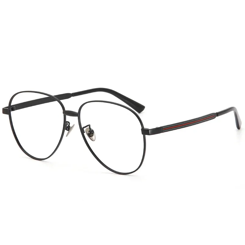 Muzz Unisex Full Rim Round Titanium Eyeglasses 2280