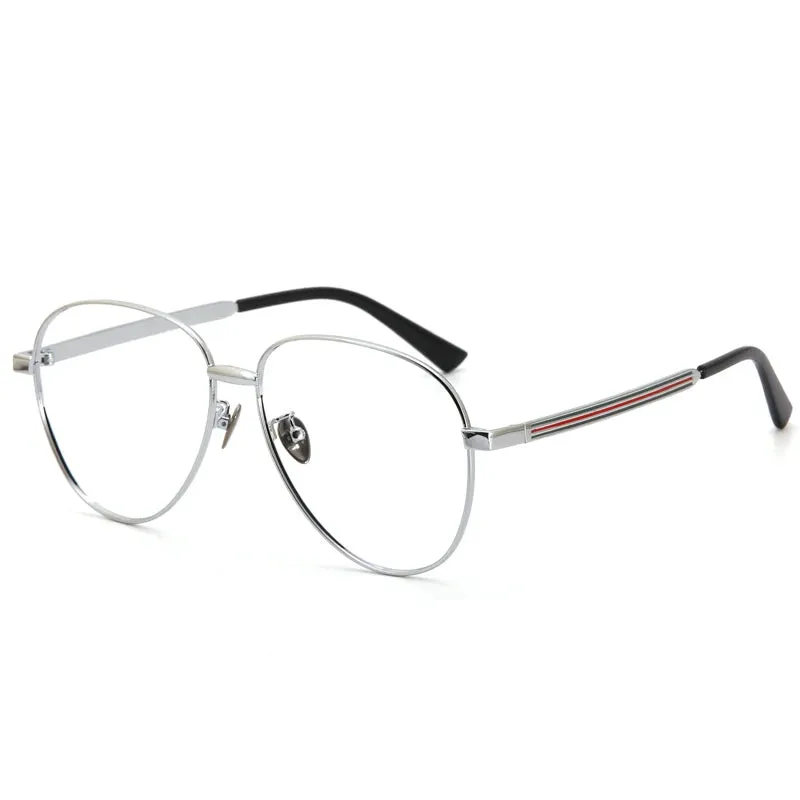 Muzz Unisex Full Rim Round Titanium Eyeglasses 2280