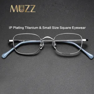 Muzz Unisex Full Rim Square IP Titanium Eyeglasses 836