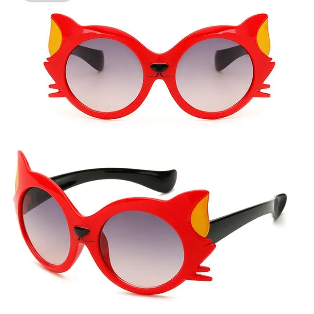 New Cartoon Fox Sunglasses Children Travel Outdoor