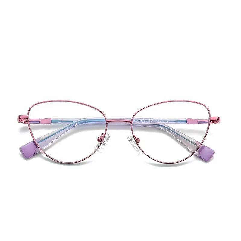 Oveliness Women's Full Rim Cat Eye Alloy Eyeglasses 3020