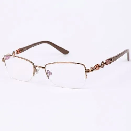 Oveliness Women's Semi Rim Square Alloy Eyeglasses Bv4097